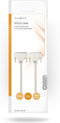 Nedis Seriële Kabel - D-SUB 25-Pins Male - D-SUB 25-Pins Female - Vernikkeld - 2.00 m - Rond - PVC - Ivoor - Envelop