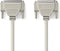 Nedis Seriële Kabel - D-SUB 25-Pins Male - D-SUB 25-Pins Female - Vernikkeld - 2.00 m - Rond - PVC - Ivoor - Envelop