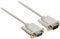 Nedis Seriële Kabel - D-SUB 9-Pins Male - D-SUB 9-Pins Female - Vernikkeld - 10.0 m - Rond - PVC - Ivoor - Polybag