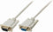 Nedis Seriële Kabel - D-SUB 9-Pins Male - D-SUB 9-Pins Female - Vernikkeld - 10.0 m - Rond - PVC - Ivoor - Polybag
