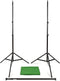 Nedis Set Achtergronddoeken voor Fotostudio - 1,90 x 2,95 m - Inclusief reistas - Statieven inbegrepen - Zwart - 1 Stuks