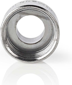 Nedis Slangadapter - 3/4'' - 1/2'' - Metaal - Zilver