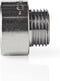 Nedis Slangadapter - 3/4'' - 1/2'' - Metaal - Zilver