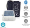 Nedis SmartLife Bloeddrukmeter - Arm - Bluetooth - LCD-Scherm - 22 - 42 cm - Aanduiding van stil houden / Detectie van onregelmatige hartslag / Detectie voor het dragen van armband - Wit