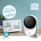 Nedis SmartLife Camera voor Binnen - Wi-Fi - 3MP Full HD 1296p - Cloud Opslag (optioneel) / microSD (niet inbegrepen) / Onvif - Met bewegingssensor - Nachtzicht - Wit