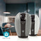 Nedis SmartLife Camera voor Binnen - Wi-Fi - Full HD 1080p - Pan tilt - Cloud Opslag (optioneel) / microSD (niet inbegrepen) - Met bewegingssensor - Nachtzicht - Donkergrijs / Wit