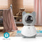 Nedis SmartLife Camera voor Binnen - Wi-Fi - Full HD 1080p - Pan tilt - Cloud Opslag (optioneel) / microSD (niet inbegrepen) - Met bewegingssensor - Nachtzicht - Grijs / Wit