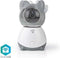 Nedis SmartLife Camera voor Binnen - Wi-Fi - Full HD 1080p - Pan tilt - Cloud Opslag (optioneel) / microSD (niet inbegrepen) - Met bewegingssensor - Nachtzicht - Grijs / Wit