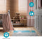 Nedis SmartLife Camera voor Binnen - Wi-Fi - Full HD 1080p - Pan tilt - Cloud Opslag (optioneel) / microSD (niet inbegrepen) - Met bewegingssensor - Nachtzicht - Grijs / Wit