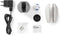 Nedis SmartLife Camera voor Binnen - Wi-Fi - Full HD 1080p - Pan tilt - Cloud Opslag (optioneel) / microSD (niet inbegrepen) - Met bewegingssensor - Nachtzicht - Donkergrijs / Wit