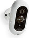 Nedis SmartLife Camera voor Buiten - Wi-Fi - Full HD 1080p - IP65 - Max. batterijduur: 6 Maanden - Cloud Opslag (optioneel) / microSD (niet inbegrepen) - 5 V DC - Met bewegingssensor - Nachtzicht - Wit