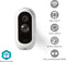 Nedis SmartLife Camera voor Buiten - Wi-Fi - Full HD 1080p - IP65 - Max. batterijduur: 6 Maanden - Cloud Opslag (optioneel) / microSD (niet inbegrepen) - 5 V DC - Met bewegingssensor - Nachtzicht - Wit