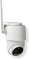 Nedis SmartLife Camera voor Buiten - Wi-Fi - Full HD 1080p - Pan tilt - IP65 - Max. batterijduur: 5 Maanden - Cloud Opslag (optioneel) / microSD (niet inbegrepen) - 5 V DC - Met bewegingssensor