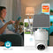 Nedis SmartLife Camera voor Buiten - Wi-Fi - Full HD 1080p - Pan tilt - IP65 - Max. batterijduur: 5 Maanden - Cloud Opslag (optioneel) / microSD (niet inbegrepen) - 5 V DC - Met bewegingssensor