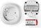 Nedis SmartLife CO Detector - Zigbee 3.0 - Batterij Gevoed - Levenscyclus sensor: 10 Jaar - EN 50291 - Android™ / IOS - Met testknop - 85 dB - Wit
