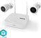 Nedis SmartLife Draadloos Camerasysteem - 2x Camera - Full HD 1080p - IP65 - Nachtzicht - Wit