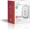 Nedis SmartLife Gasdetector - Zigbee 3.0 - Netvoeding - Levenscyclus sensor: 5 Jaar - EN 50194-1:2009 - Android™ / IOS - Met testknop - 75 dB - Wit
