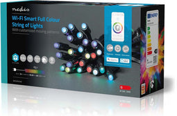 Nedis SmartLife-kerstverlichting - Feestverlichting - Wi-Fi - RGB - 48 LED's - 10.80 m - Android / IOS