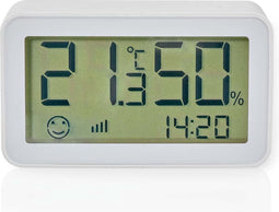 Nedis SmartLife Klimaatsensor - Zigbee 3.0 - Batterij Gevoed - Android / IOS - Wit