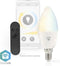 Nedis SmartLife LED Bulb - Wi-Fi - E14 - 470 lm - 4.9 W - Warm tot Koel Wit - 2700 - 6500 K - Android / IOS - Kaars - 1 Stuks
