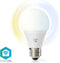 Nedis SmartLife LED Bulb - Wi-Fi - E27 - 806 lm - 9 W - Warm tot Koel Wit - 2700 - 6500 K - Android / IOS - Peer - 1 Stuks