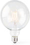 Nedis SmartLife LED Filamentlamp - Wi-Fi - E27 - 500 lm - 5 W - Warm Wit - 2700 K - Glas - Android / IOS - G125 - 1 Stuks
