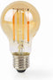 Nedis SmartLife LED Filamentlamp - Wi-Fi - E27 - 806 lm - 7 W - Warm Wit - 1800 - 3000 K - Glas - Android / IOS - Peer - 1 Stuks