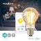 Nedis SmartLife LED Filamentlamp - Wi-Fi - E27 - 806 lm - 7 W - Warm Wit - 1800 - 3000 K - Glas - Android / IOS - Peer - 1 Stuks