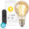 Nedis SmartLife LED Filamentlamp - Wi-Fi - E27 - 806 lm - 7 W - Warm Wit - 1800 - 3000 K - Glas - Android / IOS - Peer - 1 Stuks