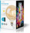 Nedis SmartLife LED Filamentlamp - Wi-Fi - E27 - 806 lm - 7 W - Warm Wit - 1800 - 3000 K - Glas - Android / IOS - Globe - 1 Stuks