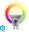 Nedis SmartLife LED Spot - Wi-Fi - GU10 - 345 lm - 5 W - RGB / Warm tot Koel Wit - 2700 - 6500 K - Energieklasse: G - Android / IOS - PAR16 - 1 Stuks