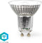 Nedis SmartLife LED Spot - Wi-Fi - GU10 - 345 lm - 5 W - RGB / Warm tot Koel Wit - 2700 - 6500 K - Energieklasse: G - Android / IOS - PAR16 - 1 Stuks