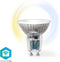 Nedis SmartLife LED Spot - Wi-Fi - GU10 - 345 lm - 5 W - Warm tot Koel Wit - 2700 - 6500 K - Energieklasse: G - Android / IOS - PAR16 - 1 Stuks