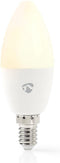 Nedis SmartLife Multicolour Lamp - Wi-Fi - E14 - 470 lm - 4.9 W - RGB / Warm tot Koel Wit - 2700 - 6500 K - Android / IOS - Kaars - 1 Stuks