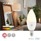 Nedis SmartLife Multicolour Lamp - Zigbee 3.0 - E14 - 470 lm - 4.9 W - RGB / Warm tot Koel Wit - 2200 - 6500 K - Android / IOS - Kaars - 1 Stuks