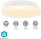 Nedis SmartLife Plafondlamp - Wi-Fi - RGB / Warm tot Koel Wit - Rond - Diameter: 260 mm - 1820 lm - 2700 - 6500 K - IP44 - Energieklasse: F - Android / IOS