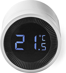 Nedis SmartLife Radiatorbediening - Zigbee 3.0 - Batterij Gevoed - LCD - Android / IOS