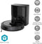 Nedis SmartLife Robotstofzuiger - Laser navigatie - Wi-Fi - Capaciteit opvangreservoir: 0.6 l - Automatisch opladen - Maximale gebruiksduur: 3 uur - Zwart - Android / IOS