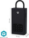 Nedis SmartLife-Sleutelkast - Sleutelkluis met Code voor Buiten - Bluetooth - Sleutelslot Hangslot of Wandmontage - IPX5 - Zwart