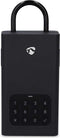 Nedis SmartLife-Sleutelkast - Sleutelkluis met Code voor Buiten - Bluetooth - Sleutelslot Hangslot of Wandmontage - IPX5 - Zwart