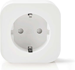 Nedis SmartLife Slimme Stekker - Wi-Fi - 2500 W - Randaarde stekker / Type F (CEE 7/7) - -10 - 45 °C - Android / IOS - Wit - 1 Stuks
