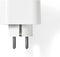 Nedis SmartLife Slimme Stekker - Wi-Fi - 2500 W - Randaarde stekker / Type F (CEE 7/7) - -10 - 45 °C - Android / IOS - Wit - 1 Stuks