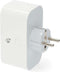 Nedis SmartLife Slimme Stekker - Wi-Fi - IP21 - Energiemeter - 3680 W - Type F (CEE 7/7) - 0 - 55 °C - Android / IOS - Wit - 1 Stuks