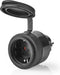 Nedis SmartLife Slimme Stekker - Wi-Fi - IP44 - 3680 W - Randaarde stekker / Type F (CEE 7/7) - -5 - 40 °C - Android / IOS - Zwart - 1 Stuks