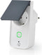 Nedis SmartLife Slimme Stekker - Wi-Fi - IP44 - Energiemeter - 3680 W - Randaarde stekker / Type F (CEE 7/7) - -30 - 40 °C - Android / IOS - Grijs / Wit - 1 Stuks