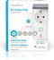 Nedis SmartLife Slimme Stekker - Wi-Fi - IP44 - Energiemeter - 3680 W - Randaarde stekker / Type F (CEE 7/7) - -30 - 40 °C - Android / IOS - Grijs / Wit - 1 Stuks
