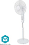 Nedis SmartLife Ventilator - Wi-Fi - 400 mm - Verstelbare hoogte - Draait automatisch - 3 Snelheden - Tijdschakelaar - Afstandsbediening - Android / IOS - Wit