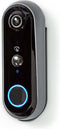Nedis SmartLife Videodeurbel - Wi-Fi - Batterij Gevoed - Full HD 1080p - Cloud Opslag (optioneel) / microSD (niet inbegrepen) - IP54 - Met bewegingssensor - Nachtzicht - Grijs