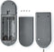 Nedis SmartLife Videodeurbel - Wi-Fi - Batterij Gevoed - Full HD 1080p - Cloud Opslag (optioneel) / microSD (niet inbegrepen) - IP54 - Met bewegingssensor - Nachtzicht - Grijs