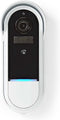Nedis SmartLife Videodeurbel - Wi-Fi - Batterij Gevoed / Transformator - Full HD 1080p - Cloud Opslag (optioneel) / microSD (niet inbegrepen) - IP54 - Met bewegingssensor - Nachtzicht - Wit